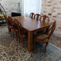 میز نهارخوری هشت نفره|میز و صندلی غذاخوری|سلمانشهر, |دیوار