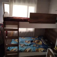 تخت دو طبقه مخصوص نوجوان و جوان چوبی|تخت و سرویس خواب|شهریار, شهرک وائین|دیوار