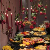 فینگرفود،سینی مزه،میزآرایی