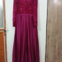 لباس مجلسی سرخ آبی