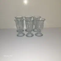 ۳ دست نیم جام بلور مخصوص پذیرایی