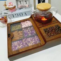 شلف چوبی پذیرایی وارمردار