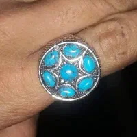 انگشتر فیروزه هفت سنگ