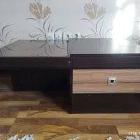 میز پذیرایی ام دی اف همراه با تخته نرد