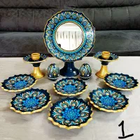 هفت سین نقطه کوبی، هفت سین طرح چوب و پتینه