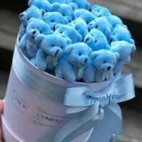 دسته گل و باکس عروسکی|گل مصنوعی|شیراز, گل سرخ|دیوار