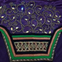 شلوار بندری ملیله کار شده
