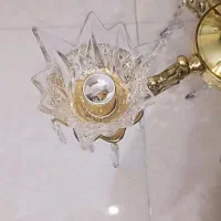 لوستر برنزی 4لامپ|لوستر و چراغ آویز|تهران, خاک سفید|دیوار