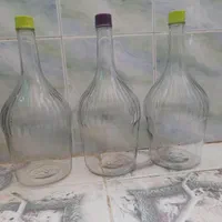 ۳ عدد بطری شیشه ای