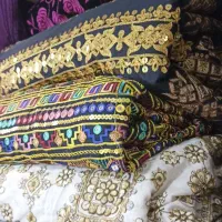 مخمل و ساتن کار شده مجلسی