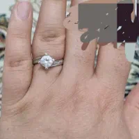 انگشتر طلا سفید