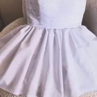 لباس عروسکی سفید (نو)