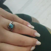 انگشتر زنانه فیروزه نقره