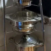 سرویس قابلمه ۱۲پارچه تمام استیل آلمانی اصل