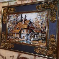 تابلو فرش ماشینی کاملا سالم