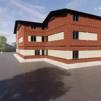 اجرای نمای ترکیبی آجر و سنگ|استخدام معماری، عمران و ساختمانی|زاینده رود, |دیوار