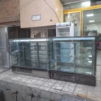 3عددیخچال مکعبی ویترینی ست قنادی صنعت سرد درحدنونو