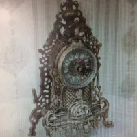 ساعت برنز رومیزی قدیمی و سالم|ساعت دیواری و تزئینی|تبریز, |دیوار