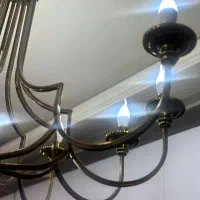 لوستر آویز ۱۰ شاخه|لوستر و چراغ آویز|اندیشه, اندیشه فاز ۳|دیوار