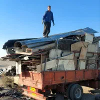 تخریب ساختمان و برشکاری سوله خریدار آهن و آلات