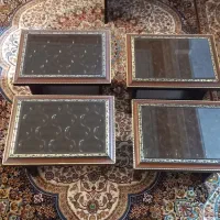 میز عسلی همراه با ۴عدد جلو مبلی