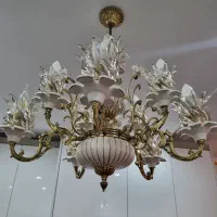 لوستر ۵شاخه  ۱۰شعله نو ۴۵۰۰