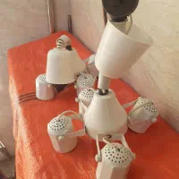 لوستر چهار شاخ فلزی