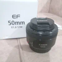 لنز فیکس کانن stm 50 f1.8