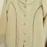 مانتو شلوار ست کرپ.مغزی دوزی شده مزون