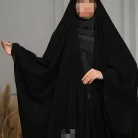 چادرعربی اصیل،مهاراجه کره،سبک و مشکی.پارچه چادر