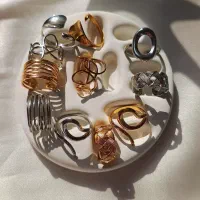 انگشتر استیل رنگ ثابت