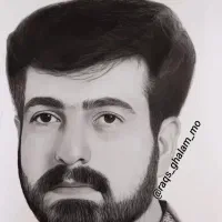 طراحی چهره سیاه قلم