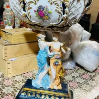 ظرف دکوری مایسن ایتالیا کاردست و طلاکوب