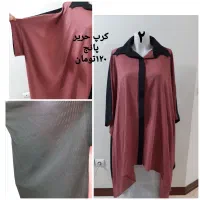 مانتو مجلسی سایز بزرگ  مانتو پانچ سایز ۴۸و۵۰و۵۲|لباس|تهران, صاحب الزمان|دیوار