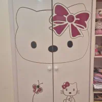 سرویس خواب طرح کیتی|تخت و سرویس خواب|خورموج, |دیوار