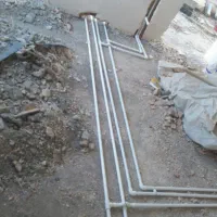 لوله کشی آب و فاظلاب ساختمان کهنوج