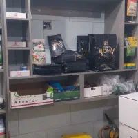 قفسه چوبی از جنس ام دی اف|فروشگاه و مغازه|کارون, |دیوار