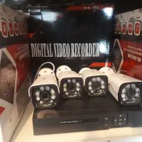 پک ۵ دوربین مداربسته ip67+میکروفون با کلیه تجهیزات