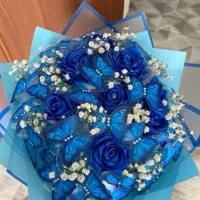 دسته گل پروانه ای|گل مصنوعی|اردبیل, |دیوار