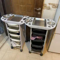 مبل قایقی ۳ نفره با ۲ عدد ترولی تکی هم فروخته میشه