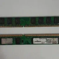 دو عدد رم DDR2 کینگستون ۲ گیگ KVR800D2N6/2G