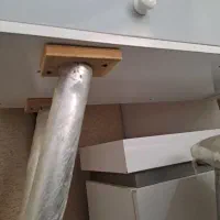 میز آرایش ام دی اف سفید طوسی|تخت و سرویس خواب|تهران, امیریه|دیوار