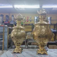 سماور برنجی سماور زغالی سماور برنجی ۲۵ لیتری|کافی‌شاپ و رستوران|رشت, منظریه|دیوار