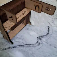 تقویم چوبی سپیدار با جعبه|صنایع دستی و سایر لوازم تزئینی|تهران, سازمان برنامه شمالی|دیوار