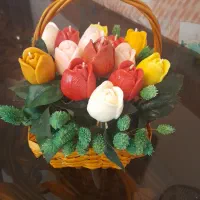 باکس گلهای تزئینی شمعی ماندگار|صنایع دستی و سایر لوازم تزئینی|ری, فیروزآبادی|دیوار