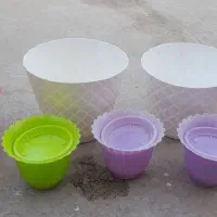 گلدان پلاستیکی