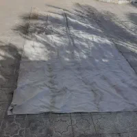 پرده برزنتی سفید|پرده، رانر، رومیزی|طبس, |دیوار