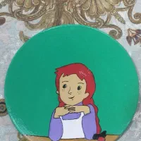 دیوار کوب انشرلی با موهای قرمز|مجسمه، تندیس، ماکت|اندیمشک, |دیوار