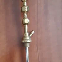 تنه قلیان شمش برنج ۳ طبقه توپر سنگین با لوازم