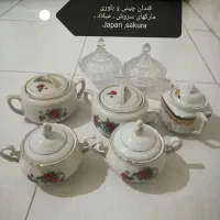 سرویس آرکوپال ، قندان ، کاسه|ظروف سرو و پذیرایی|شیراز, نیستان|دیوار